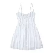 HOLLISTER Haljina svijetloplava / tamno plava / bijela