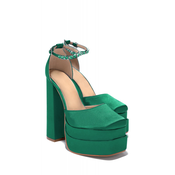 TREND Satenasti salonarji z ultra platformo in visoko peto Dash of daring