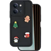 Ovitek Ultra Trendy 3D Xiaomi Redmi 15C, božični - črn