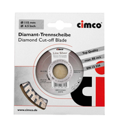 Cimco Cimco Diamanttrennscheibe D=125mm 208720: Cimco diamantna rezalna plošča premera 125mm 208720., (20786577)