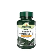 Natures Aid - B-50 Complex + Vitamin C, 30 tablet