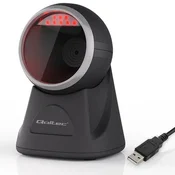 Stacionarni čitalnik črtnih kod in QR kod Qoltec | 1D 2D | USB | Natančen