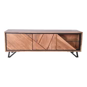 TV omarica iz masivne akacije v naravni barvi 150x51x40 cm Ambala – Interia Home & Living