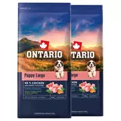 Ontario Puppy Large Chicken & Sweet Potatoes 2 x 12 kg