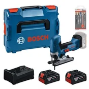 BOSCH Sada náradí GST 18V-125 S + 2× GBA 5.0Ah + GAL 12V/18V-80 + 15dílná sada 0615A500E5