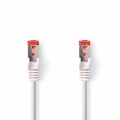 Nedis Omrežni kabel CAT6 | RJ45 moški | RJ45 moški | S/FTP | 15,0 m | Okrogla | LSZH | Bela | Oznaka