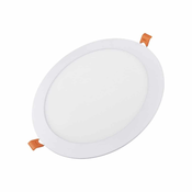 ALU LED vgradni panel okrogli 18W nevtralno beli 4000K