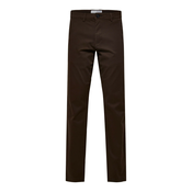 SELECTED HOMME Chino hlače NEW MILES, rjava