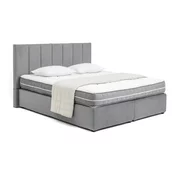 Siva boxspring postelja 160x200 cm Olia Bold Line – Bonami Selection