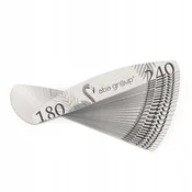 Aba Group pilica za nohte HALF MOON 180/240 SLIM - PLAMENJSKA, 25 kosov