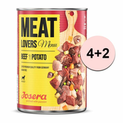 Josera Meat Lovers Menu govedina s krompirjem 400g 4+2 BREZPLAČNO