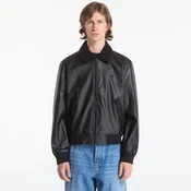 Bomber Calvin Klein Jeans Ls Faux Leather Sher Black M