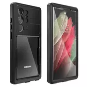 Vodootporna maska ShellBox WaterProof za iSamsung Galaxy S23 Ultra s IP68 za spuštanja do 1.5m dubine - crna