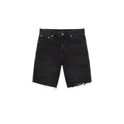 Pull&Bear Kavbojke črn denim