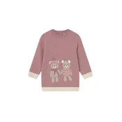 Mayoral Pletena obleka 2911 Roza Relaxed Fit