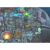 RAVENSBURGER Puzzle Vojna zvezd: Kje je Chewbacca? 1000 kosov