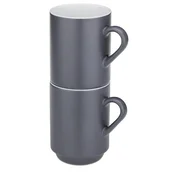 Kela Keramična skodelica 300 ml Mattia, komplet 2 kosov, siva