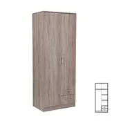 Garderobna omara Miami 80x205 cm york hrast-york hrast