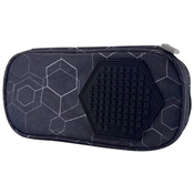 Ovalna školska pernica Pixie Crew - Hexa Black