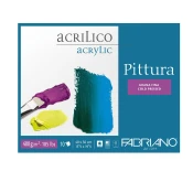 Blok Pittura Acrilico 40x50cm 400g 10L (cold pressed/grana fina) Fabriano 40004050