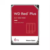 Western Digital HDD hard disk 3.5 6TB VD Red Plus NAS 5400rpm