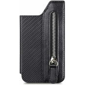 Kožni Card Holder za telefon, Crni