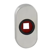 Rozeta za vrata MP FT - R - POD ročajem - 60 x 30 mm (BN - Brušeno nerjaveče jeklo), MP BN (brušeno nerjaveče jeklo)