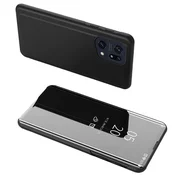HURTEL Etui Clear View Case za Oppo Find X5 Pro, ovitek z zavihkom, črne barve