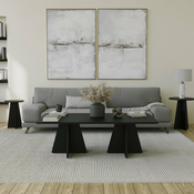 HANAH HOME Sto za dnevnu sobu Mushroom Black