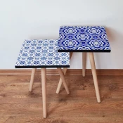 Hanah Home Set klub stocica 2Shp511, 2 komada, Plavi
