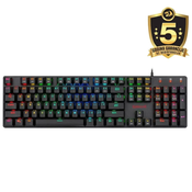 Redragon Shrapnel K589 mehanska tipkovnica, RGB, modra stikala