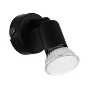 Eglo 780457 - LED zidna spot svetiljka ESCALERA 1xGU10/2,8W/230V 3000K crna
