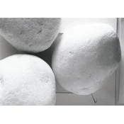 Okrogel dekorativni pesek, Bianco Carrara, 25-40mm, 25kg