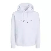 JACK & JONES Majica JJEStar  črna / bela