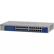 NETGEAR GS524-300EUS mrežno stikalo Brez upravljanja Gigabit Ethernet (10/100/1000) Siva