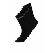 Jack & Jones Basic Logo Tennis Socks 5 pairs 518565 Črna