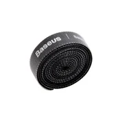 BASEUS CIRCLE VELCRO rola za organizaciju kabela s kopcom na cicak, 50 cm, CRNA ACMGT-A01