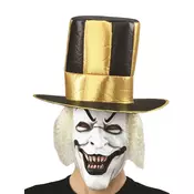 Maska klaun s kosom i kapom