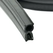 DQ-PP 25m Kantenschutzprofil UKT-32 9x22mm Mehrzweck - Autodichtung Fassungsprofil Kederband U-Profil Stahleinlage