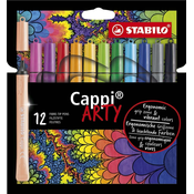 Flomasteri Stabilo Arty - Cappi, 12 boja