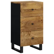 Vidaxl Komoda s 3 predali 40x33,5x75 cm trden les