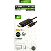 iSNATCH USB-C na HDMI kabel iSNATCH 2m (kabel z vgrajenim pretvornikom in internetno povezavo)