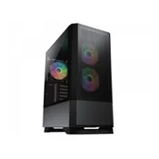 Računalniško ohišje COUGAR MX430 Mesh RGB, ATX, ATX, 2x120mm RGB ventilator spredaj, 1x120mm RGB ventilator zadaj, črno