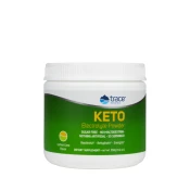 Trace Minerals Keto Electrolyte Powder, Keto elektroliti v prahu, limona in limeta, 330 g