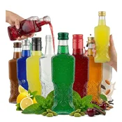 shumee 10x ukrajinska steklenica 200 ml + pokrovček za likerje, vino, alkohol, sirup, sok