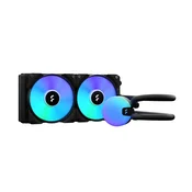 Fractal Design Lumen S24 v2 RGB Procesor Tekočinski hladilnik vse v enem 12 cm Črna 1 kos(-i)