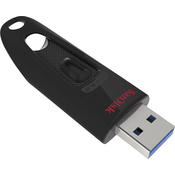 SanDisk Ultra USB izbrisivi memorijski pogon 128 GB USB Tip-A 3.2 Gen 1 (3.1 Gen 1) Crno