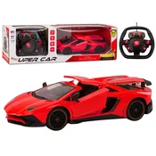 slomart LEAN TOYS RC Športni avto 1:12 z odpiranjem vrat, rdeči