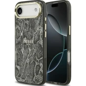 Maska Guess Python Pattern MagSafe Case za iPhone Air crna