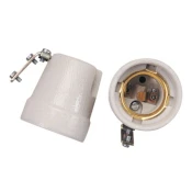 Elektronapon porcelansko grlo sa metalnim držacem e27 ( nop130 )
